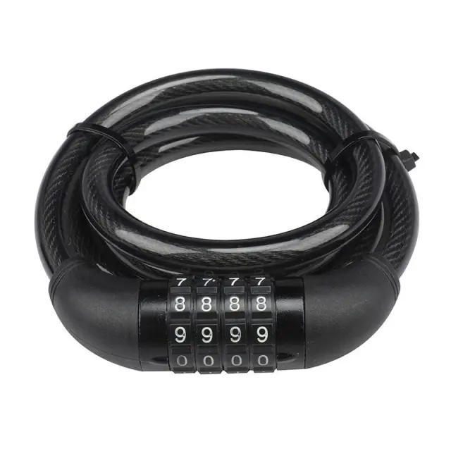 BORMANN Pro BLK1345 - BORMANN Pro BLK1345 Αντικλεπτική Κουλούρα Μοτοσυκλέτας 120cm,Πάχος 12mm, Με κλειδαριά Συνδυασμού (075653)