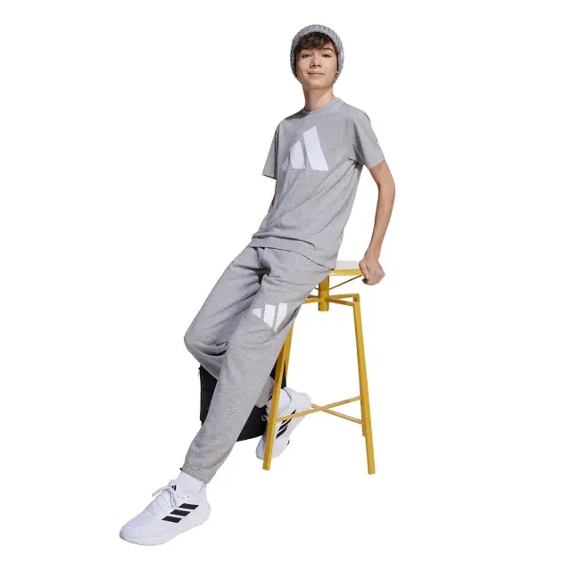 adidas Sportswear Boy's Big Logo French Terry 280 Pant Γκρι JV9915 (adidas Sportswear) 3