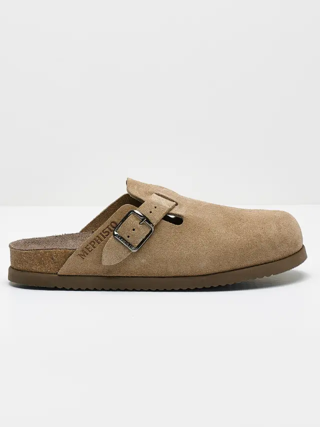 Mephisto Σαμπώ Unisex δέρμα suede Μπεζ MEP/NATHAN WARM GREY 2