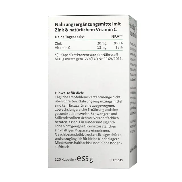 Nature Love Zink & Vitamin C 2