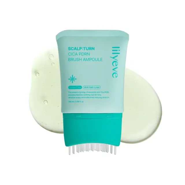 LILYEVE SCALP TURN CICA PDRN BRUSH AMPOULE 100ML