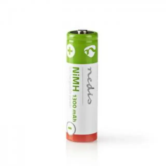 Επαναφορτιζόμενες μπαταρίες ΑΑ Νi-MH 1300 mAh 1.2V Ready to use, σε blister 4 μπαταριών. 2