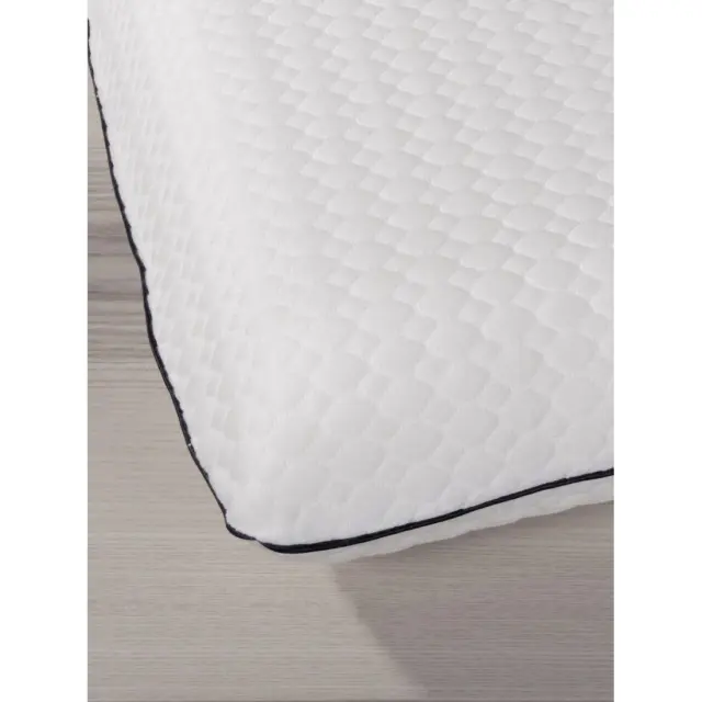 Μαξιλάρι Υπνου 43x63+12 Μέτριο Memory Foam Nima White 100% Πολυέστερ 3