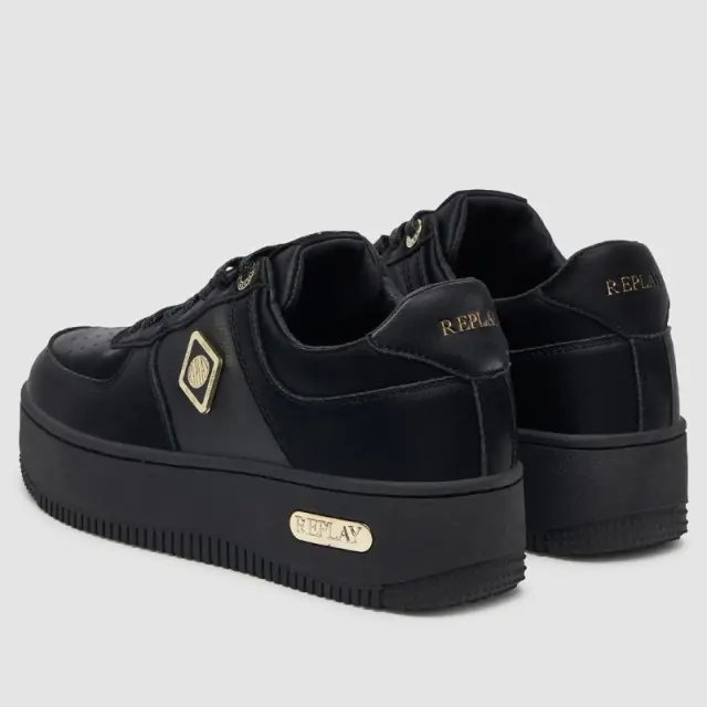 Chunky Sneakers Replay Epic High Block GWZ5O.000.C0201S-C098 Μαύρο - 37 3