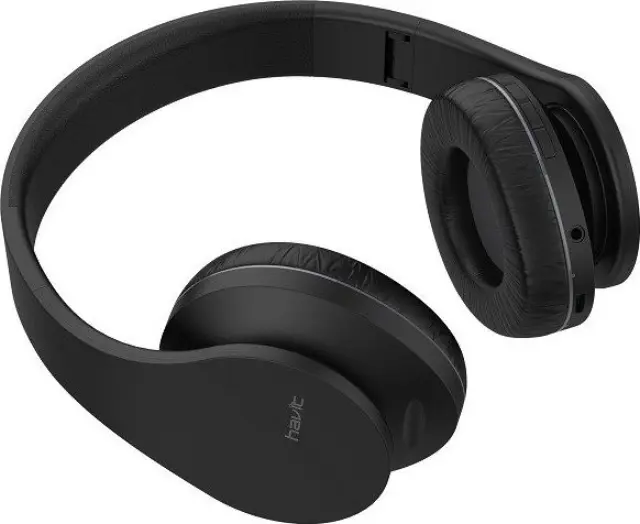 Havit i66 Ασύρματα Bluetooth Over-Ear Ακουστικά με Μικρόφωνο, AUX + microSD Μαύρα 2
