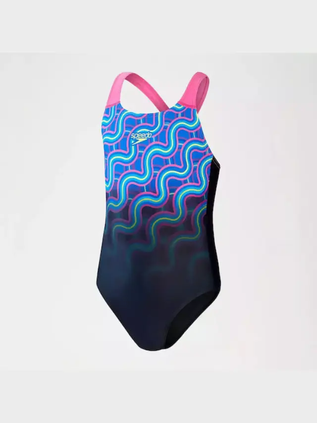 Speedo Kids Swimwear One-Piece Black 800262714741 - 116