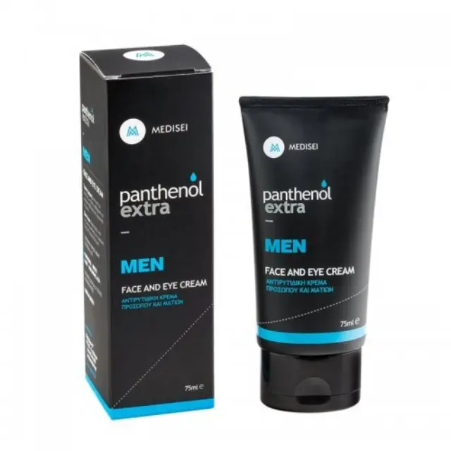 MEDISEI Panthenol Extra Men Face & Eye Cream Ανδρική Αντιρυτιδική Κρέμα Προσώπου & Ματιών, 75ml