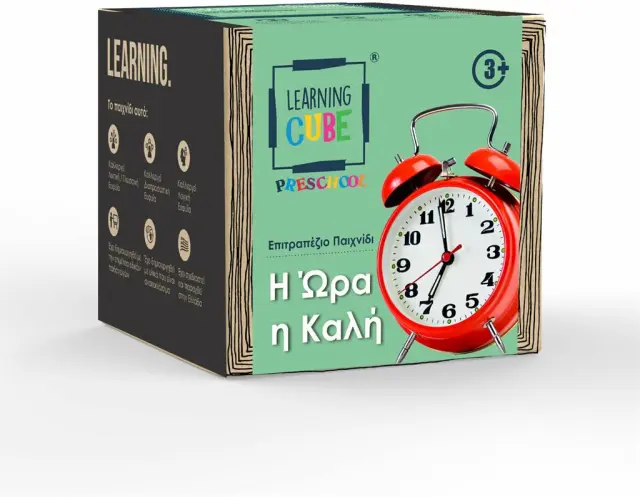 Learning Tube Επιτραπέζιο Εκπαιδευτικό Παιχνίδι Preschool Edition Η Ώρα η Καλή Μαθαίνω την Ώρα Learning Cube για 3+ Ετών / LC-005 (Learning Tube)