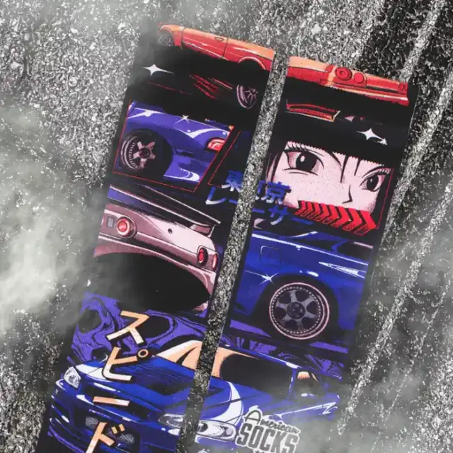 American Socks Tokyo Drift Mid High Signature Κάλτσες Streetwear Unisex - 37-41 (S/M) 3