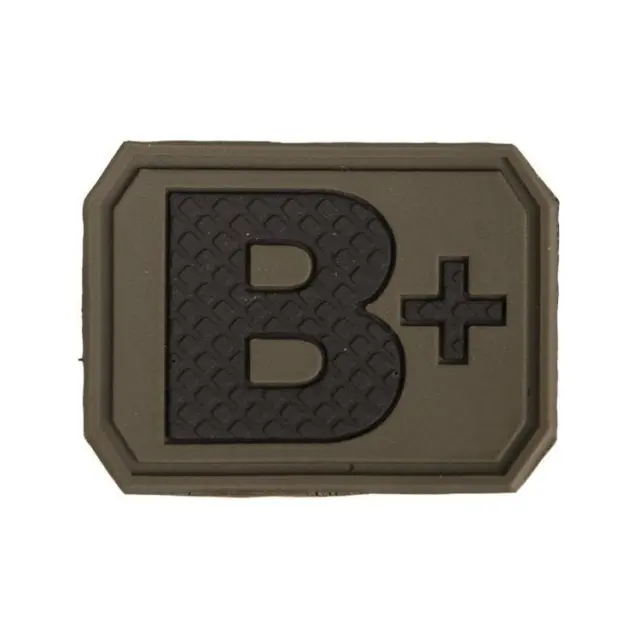 Mil-Tec OD 3D Blood Type Patch B Positive Olive-Σήμα Ομάδα Αίματος B Θετικό Χακί - 06-Χακί-Olive Green