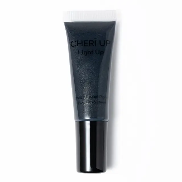 CHERI UP LIGHT UP LIQUID EYESHADOW TINT BLACK PARADISE METALLIC 10ML