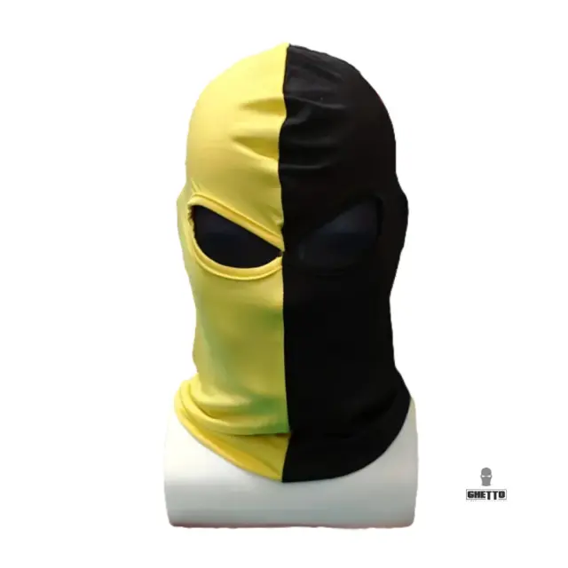 Ghetto Yellow / Black Balaclava 2 Hole Unisex