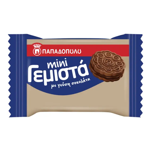 Μπισκότα Παπαδοπούλου Γεμιστά σοκολάτα ατομικά 230τεμ x8,2g 2