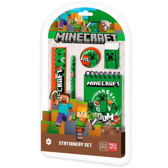 Σετ γραφικής ύλης Minecraft stationery set 5pcs