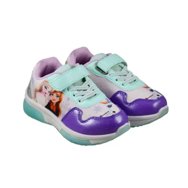 Cerda Παιδικά Sneakers Frozen με Σκρατς και Φωτάκια Λιλά 2