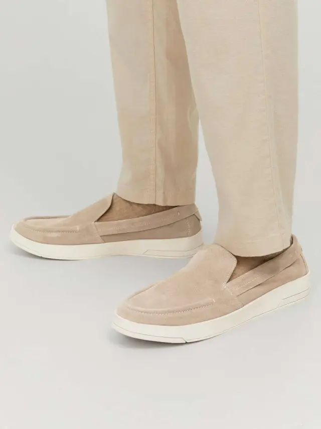 JFWMACCARTNEY SUEDE LOAFER SN Sand 2
