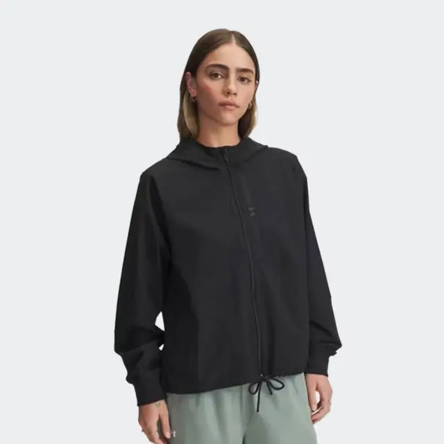 Under Armour Woven FZ Jacket (1369889-003) - Μαύρο - XL