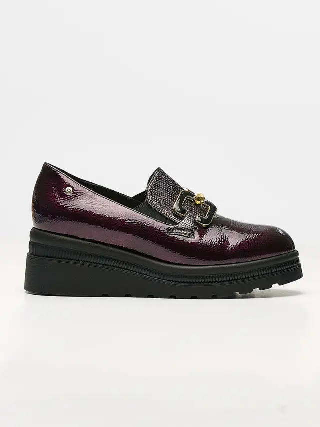 Donna Serena Μοκασίνια-Loafers Γυναικείο HT/δέρμα Μπορντώ DSE/5452 N/BORDEAUX 3