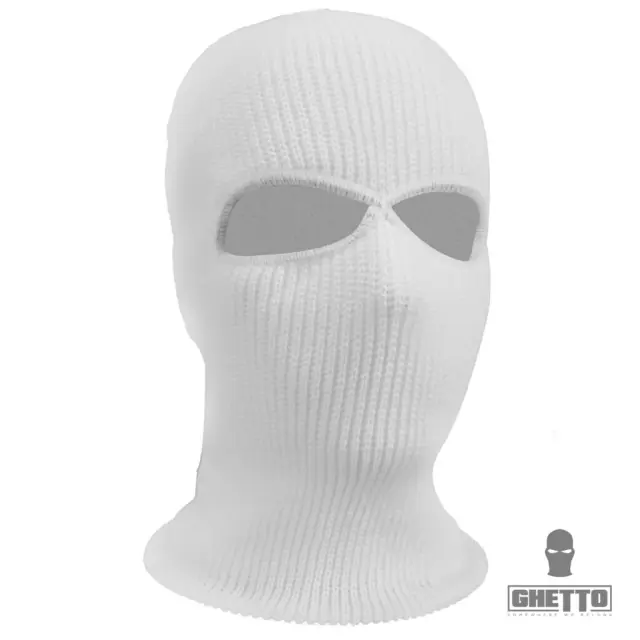 Ghetto Full Face Cover White
