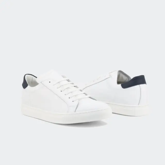 Δερμάτινο Sneaker Made In Italy Brando-Pelle Άσπρο - 41 3