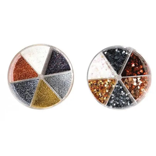 Junior Χρυσόσκονη Glitter 60gr Aλατιέρα 6 Classic Χρώματα (137858)