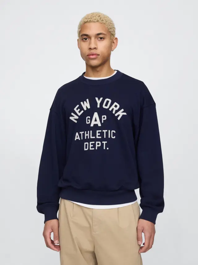 Μπλε Vintage Soft New York Athletic Logo Φούτερ navy uniform