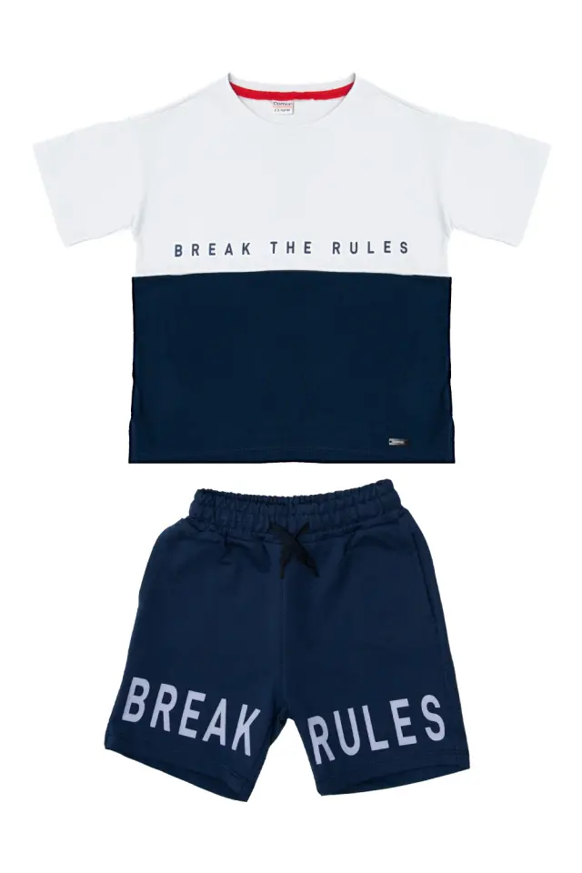 Σετ Ρούχων Kid Μπλούζα + Shorts Λευκό