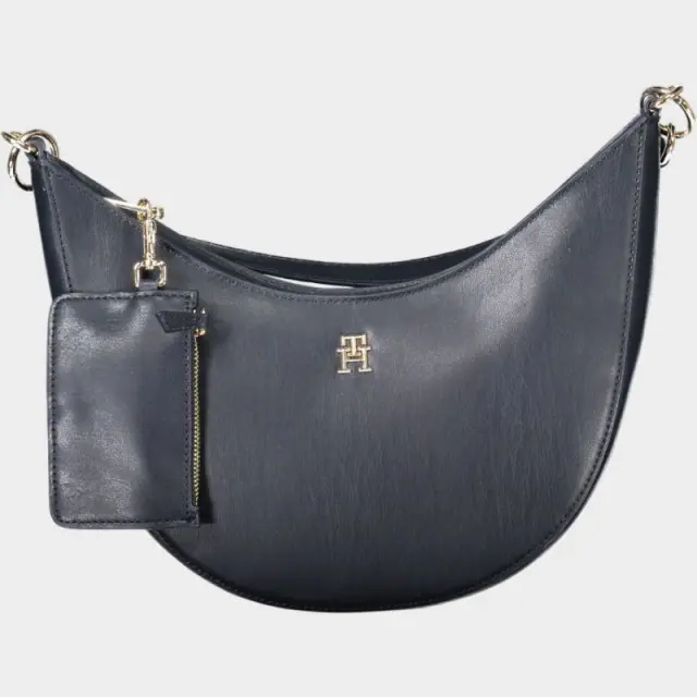 Tommy Hilfiger - Γυναικεία Τσάντα Ώμου Th Monotype AW0AW16437-DW6 Μπλε Σκούρο