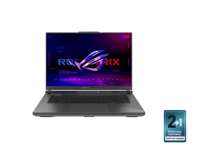 Laptop Asus ROG Strix G16 (G614FR-S5157X) / 16 2.5K 240 Hz WQXGA / Ryzen 9 9955HX3D / 32 GB DDR5-5600 / 1 TB PCIe 4.0 SSD / RTX 5070 Ti 12 GB / Windows 11 Pro / 2 έτη – PN 90NR0NK7-M007S0