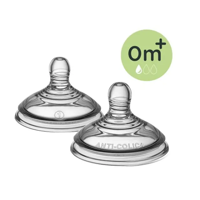 Tommee Tippee Advanced Anti-Colic Θηλές Αργής Ροής (0+ μηνών) 2pcs 2