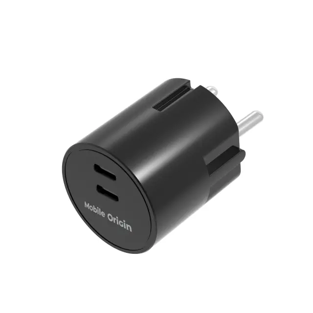 Mobile Origin 30W Charger Plug PW33 - 2x USB-C, black 3