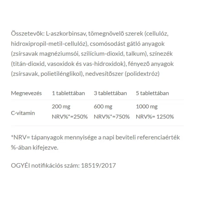 JutaVit Vitamin C 200 mg 2