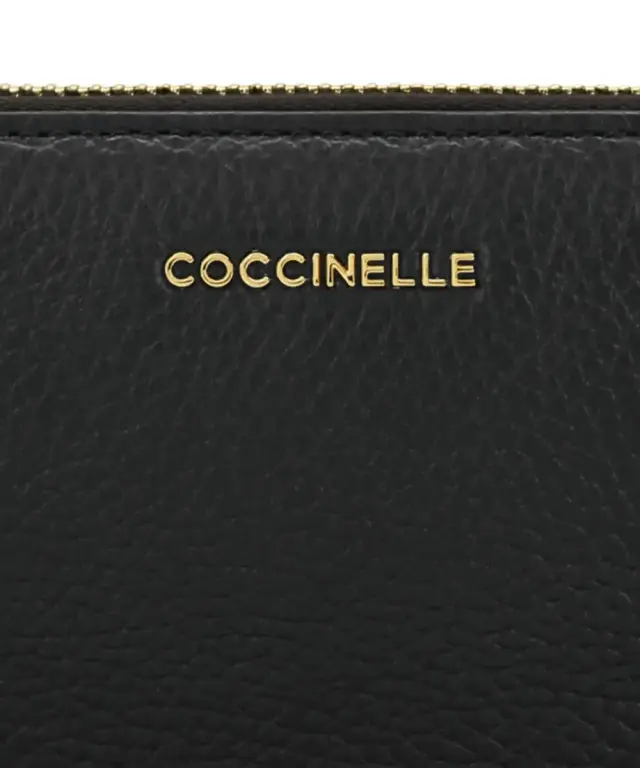 Coccinelle - Γυναικείο Πορτοφόλι Metallic Large E2MW5113201-001 Μαύρο 3