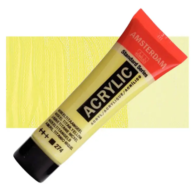 Ακρυλικό Talens Amsterdam 274 Nickel Titanium Yellow - 20ml