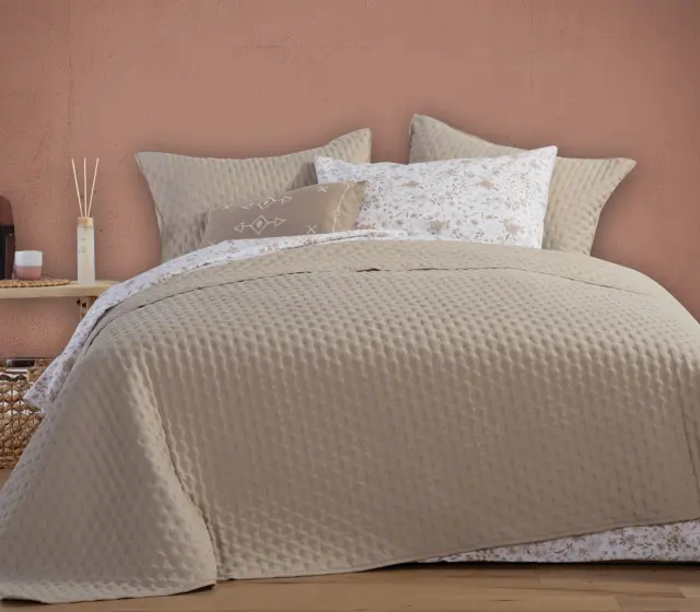 ΚΟΥΒΕΡΛΙ ΥΠΕΡΔΙΠΛΟ VALIA 230X240 NEF-NEF HOMEWARE PEACH 2