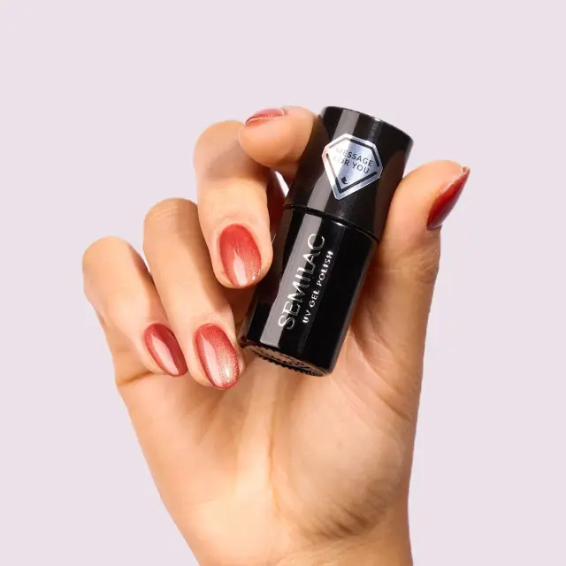 Semilac Ημιμόνιμο Βερνίκι 734 Toffee Jelly Gloss 7ml 3
