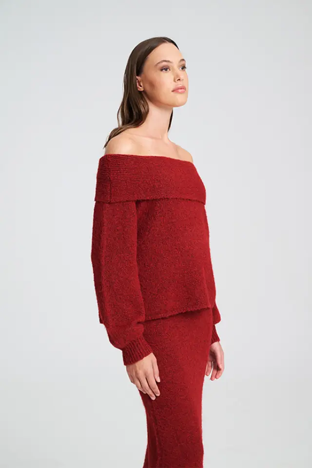 Πλεκτό Off-Shoulder APEROL SWEATER - S 3