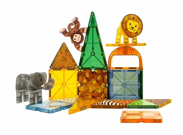 Magna-Tiles Μαγνητικό Παιχνίδι Μαγνητικά Πλακίδια Safari Animals 25 Κομμάτια για 3+ ετών 20925 2