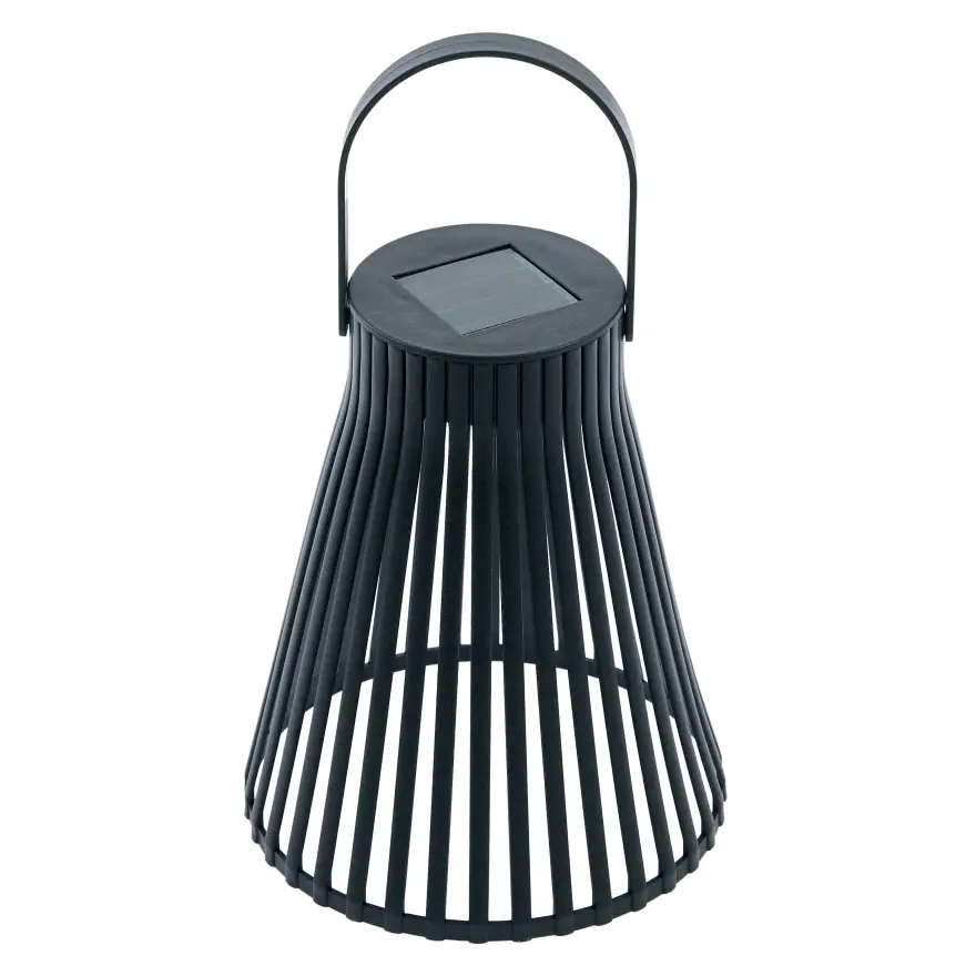 Φανάρι Φωτισμού Led Με Ηλιακό Πάνελ Μαύρο 15cm x 18h 8432 VERDEMAX