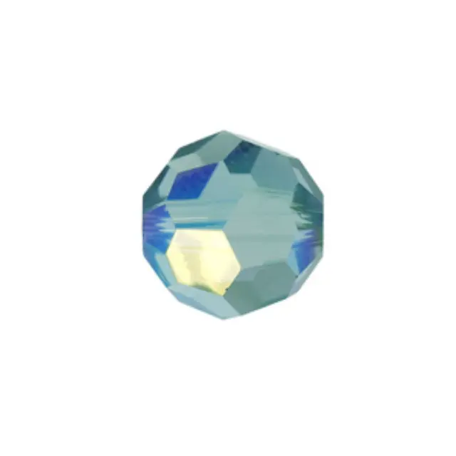 Swarovski 5000 Faceted Round Indian Sapphire AB 6mm - 10τεμ