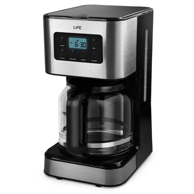 Προγραμματιζόμενη καφετιέρα φίλτρου 1.5L, 950W.