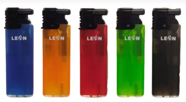 25x Leon Αναπτήρας Αντιανεμικός - Style Transparent (170676)