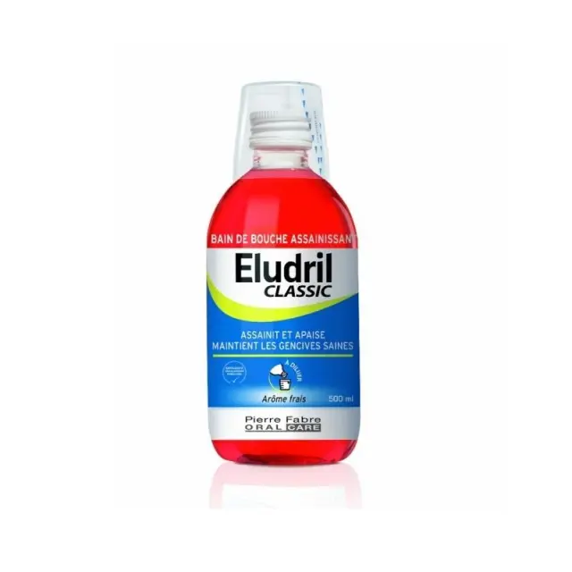 Eludril Classic Στοματικό Διάλυμα Για Καταπραϋντική & Βακτηριακή Προστασία 500ml