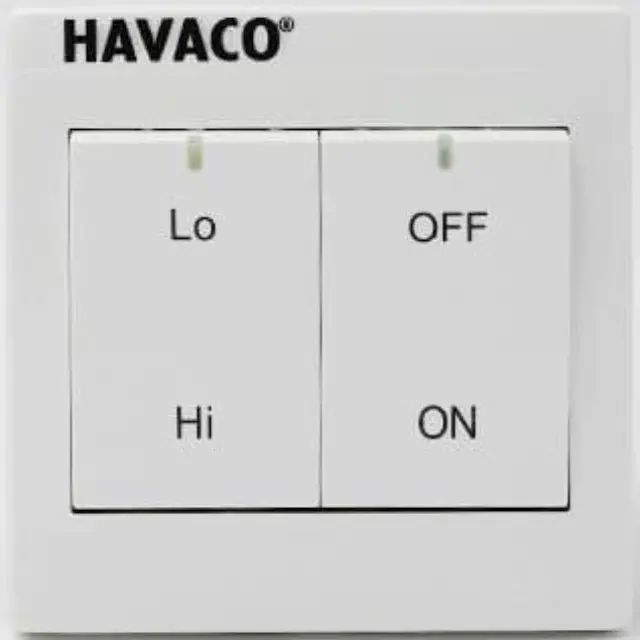 Havaco HRS-01 - Διπλός Διακόπτης Ενεργοποίησης και Επιλογής Ταχύτητας εξαεριστήρων 3