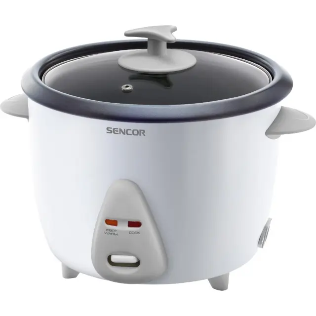 Ατμομάγειρας Ρυζιού Rice Cooker 1,5lt Stainless Steel Sencor SRM 1500WH Λευκό