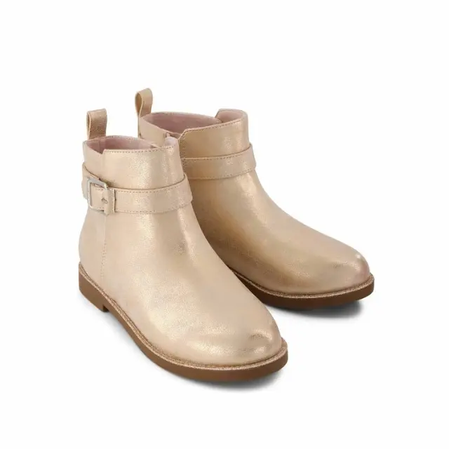 Παιδικά Μποτάκια για Κορίτσια Toms Seashell Metallic Mia Boots ΜΠΕΖ 2