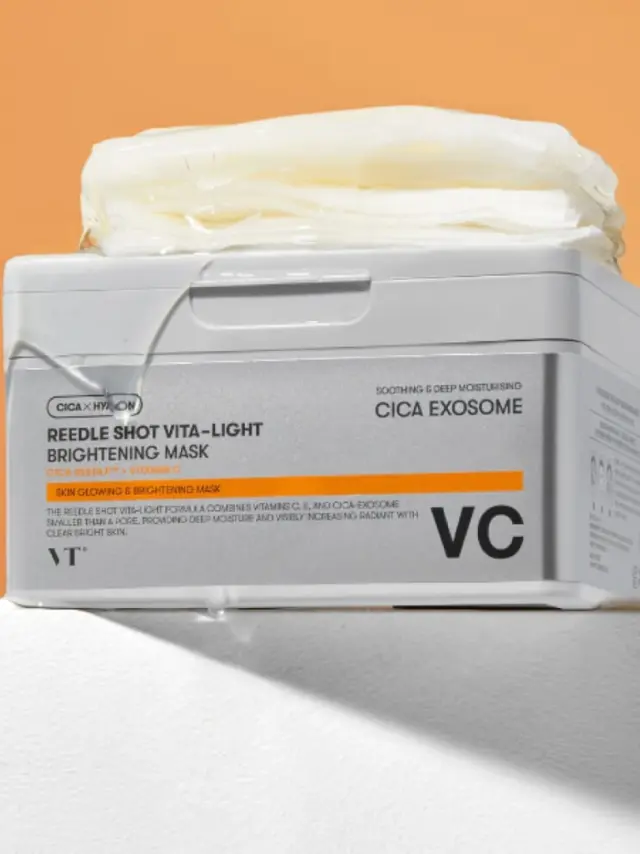 VT Reedle shot Vita-light Brightening mask - Μάσκες καθημερινής χρήσης με λευκαντικά συστατικά 2