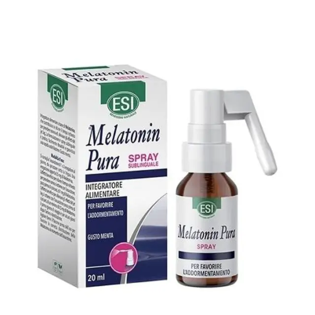 ESI Melatonin Pura Sublingual Spray Συμπλήρωμα Διατροφής για την Αντιμετώπιση της Αϋπνίας, 20ml