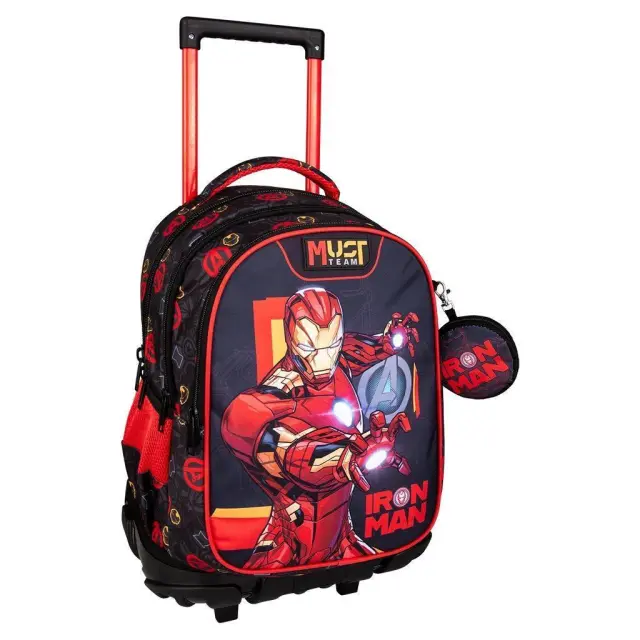Must Σχολική Τσάντα Τρόλεϊ Δημοτικού Avengers Iron Man 3 Θήκες (34x20x44) 000506310