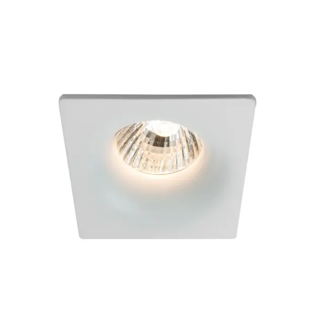 Olpo 03197/W Σποτ τετράγωνο σταθερό IP65 8.5x8.5cm λευκό Άσπρο